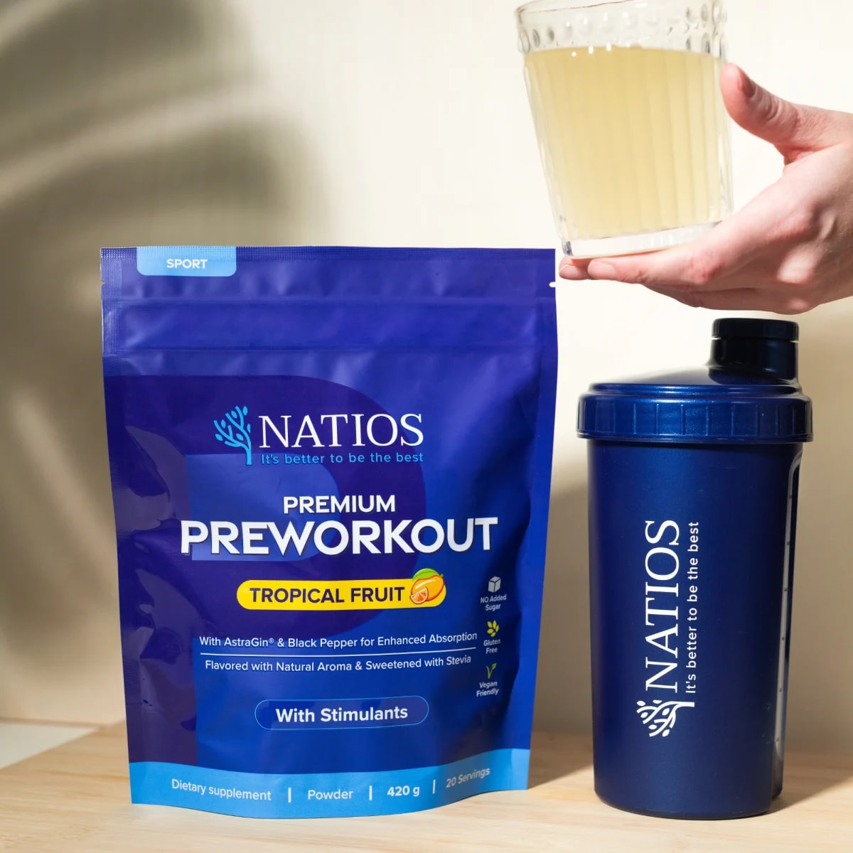 NATIOS_Premium_Preworkout_s_kofeinem,_Tropické_ovoce,_420_g