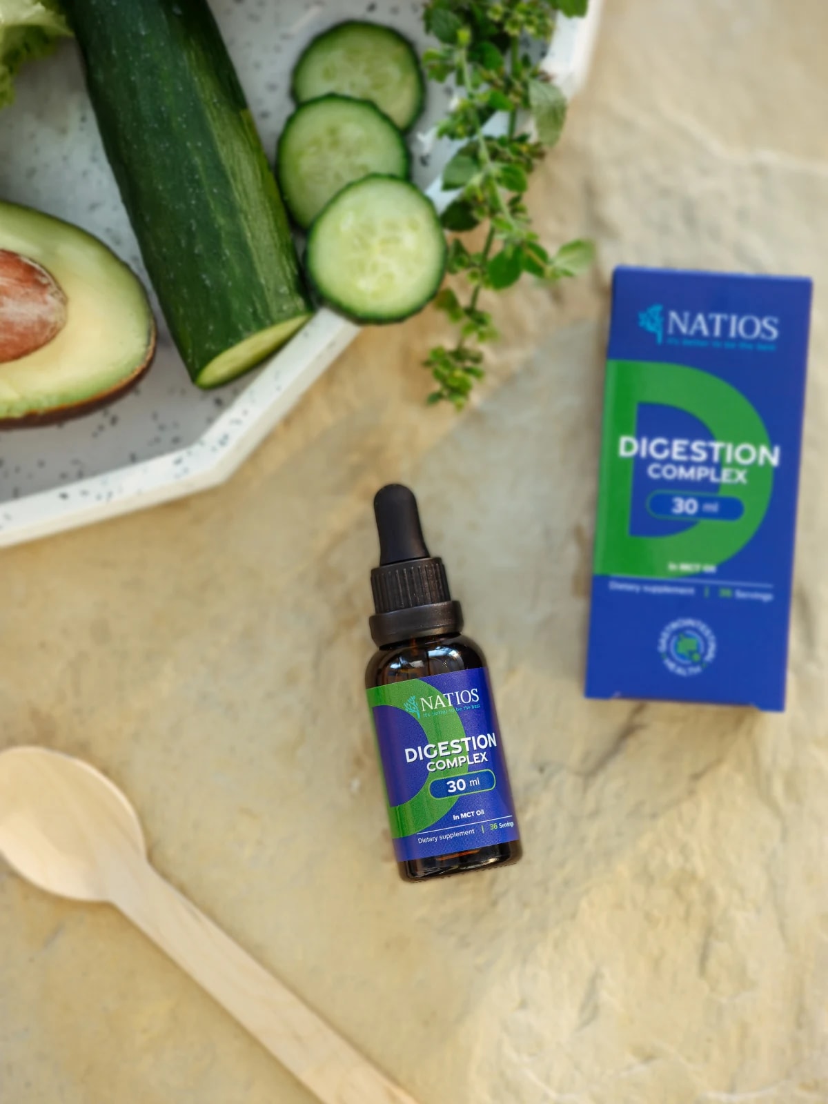 NATIOS_Digestion_Complex,_Bylinné_kapky_v_MCT_oleji,_30_ml