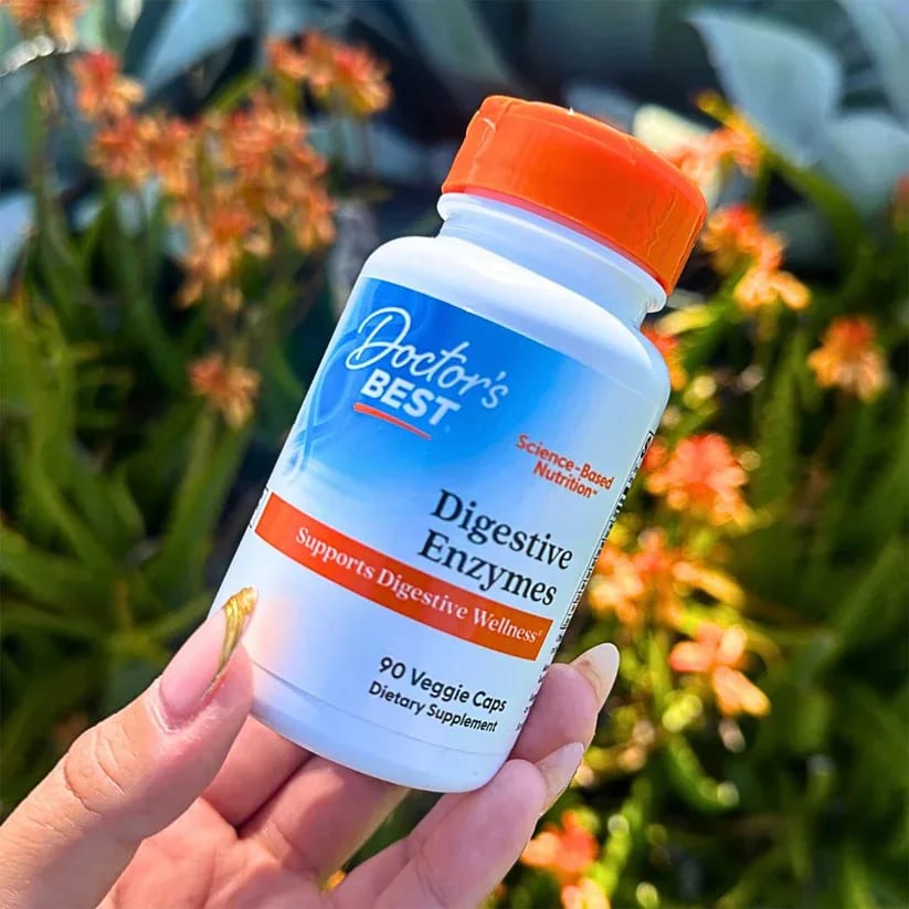 Doctor's_Best_Digestive_Enzymes,_Trávicí_enzymy,_90_rostlinných_kapslí