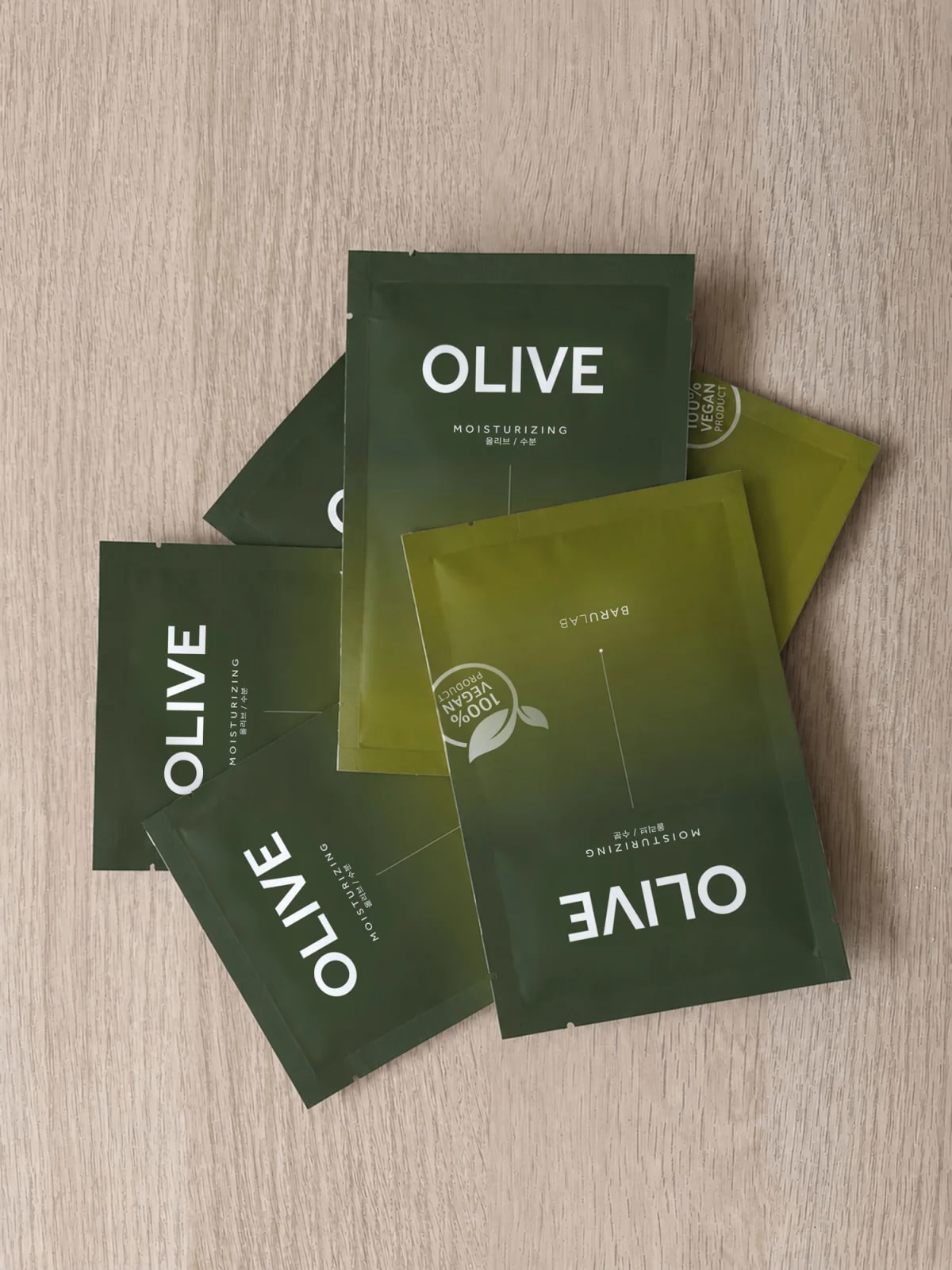 BARULAB_Korejská_plátýnková_maska_zvláčňující,_Olive,_23_g
