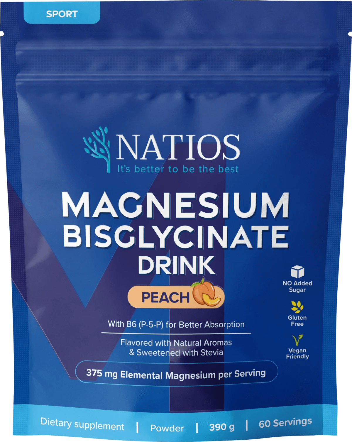 NATIOS_Magnesium_Bisglycinate_+_B6_Drink,_375_mg,_Broskev,_390_g