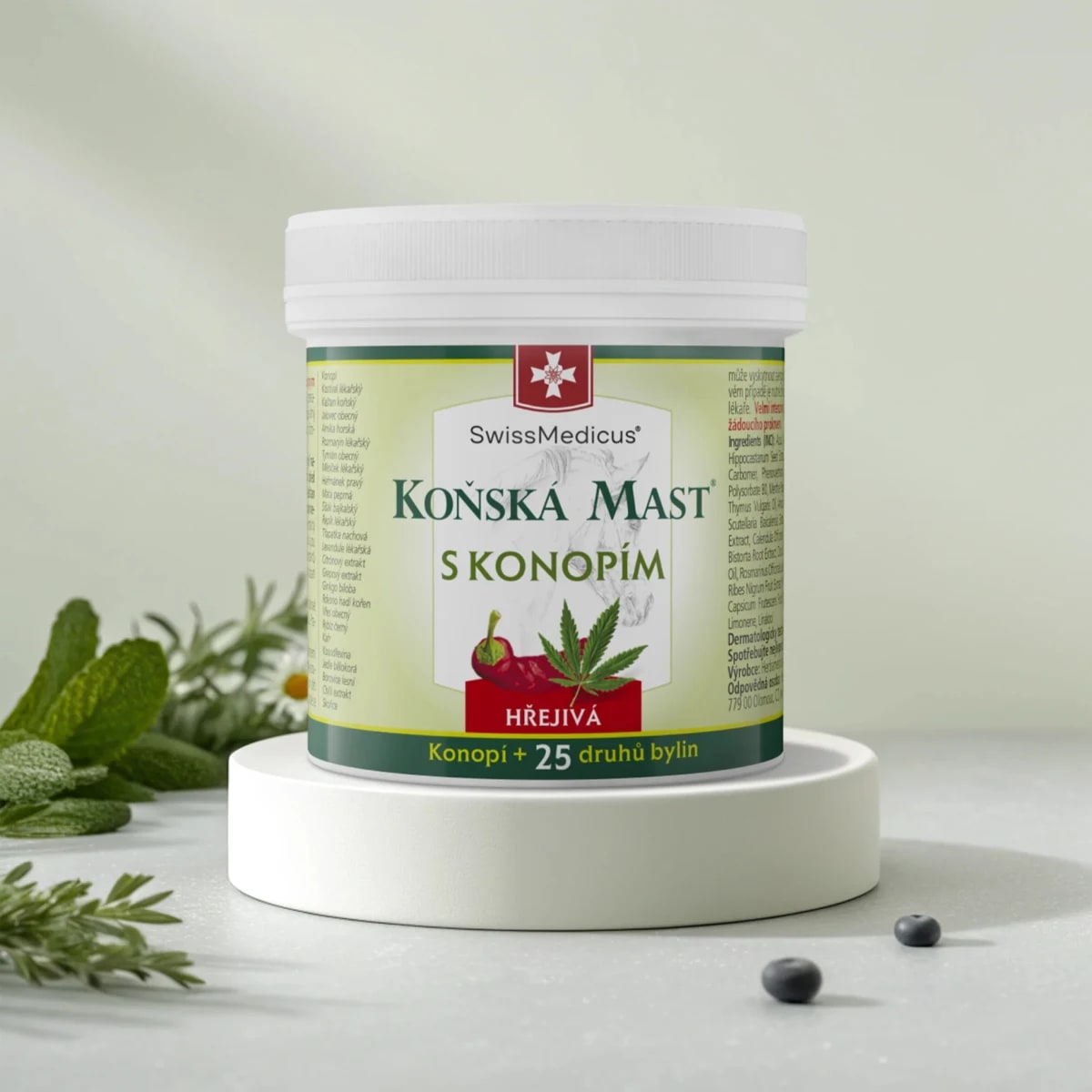 SwissMedicus_Koňská_Mast®_s_konopím,_Hřejivá,_500_ml