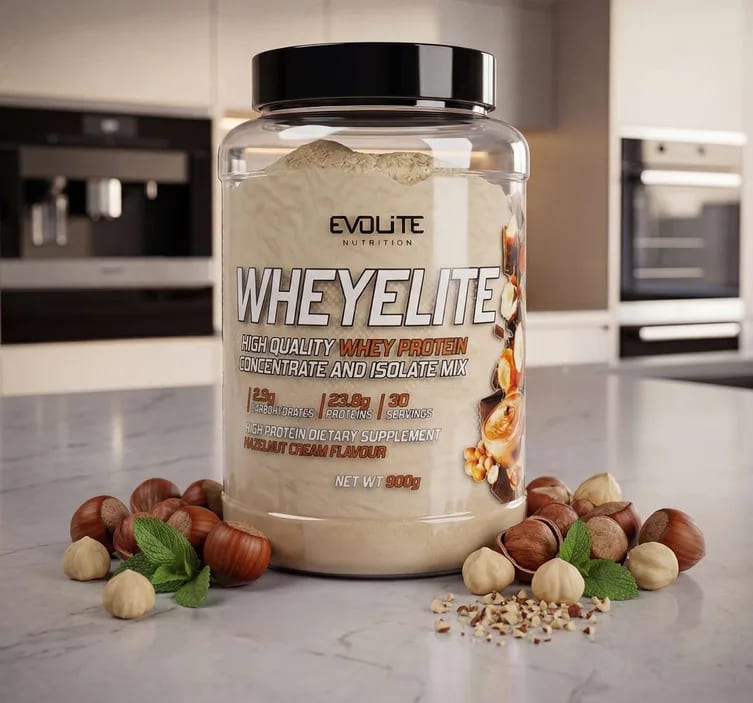 Evolite_WheyElite_Protein,_Lískooříškový_krém,_900_g