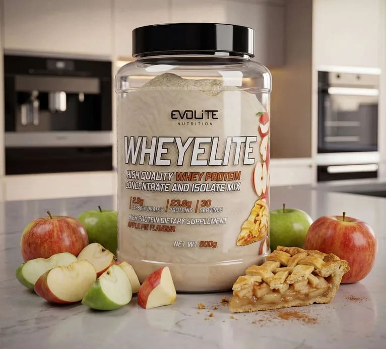 Evolite_WheyElite_Protein_-_Jablečný_koláč,_900_g