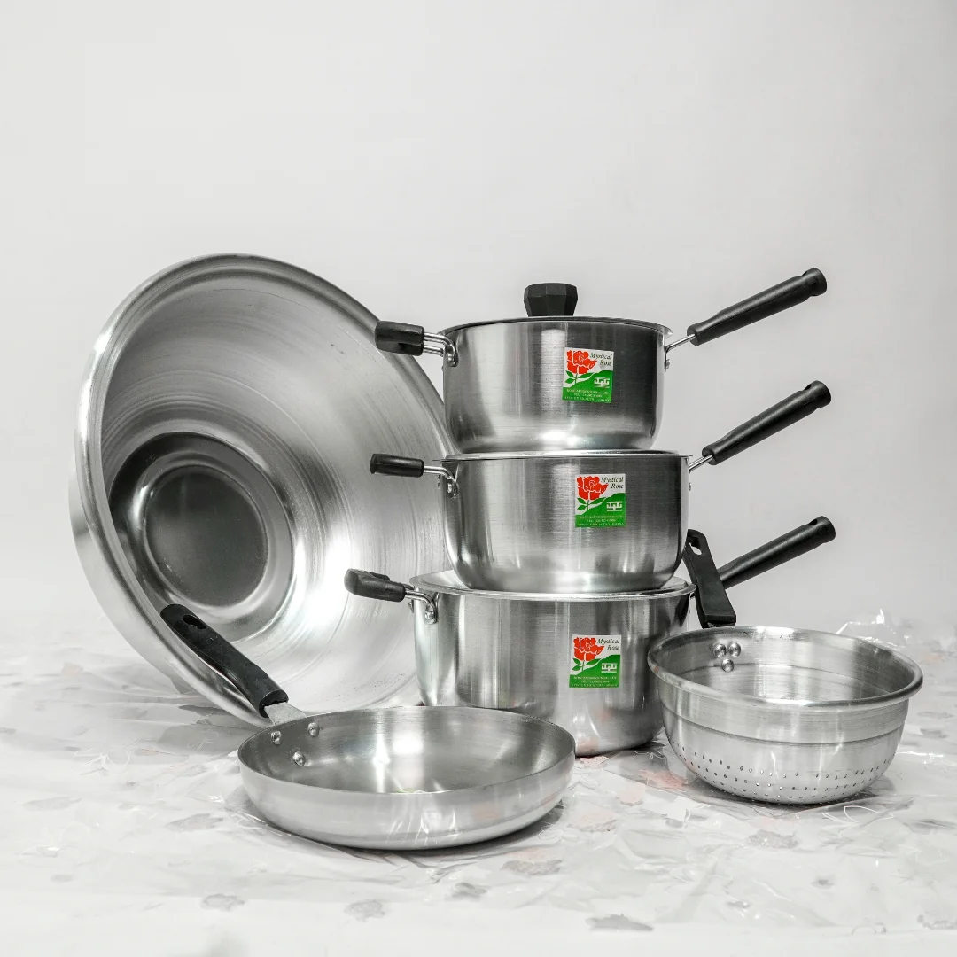 Organised cleaning supplies under sink