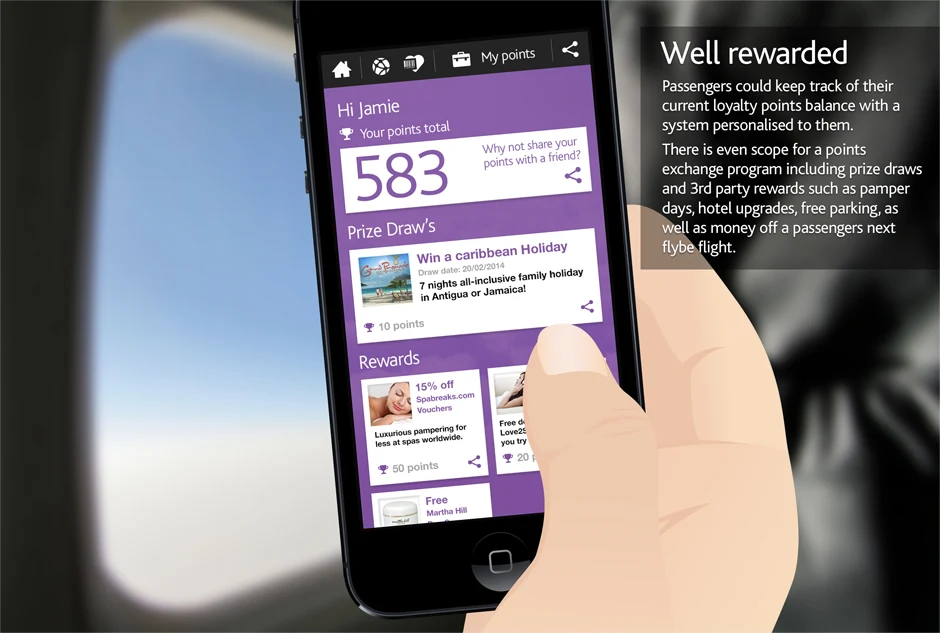 Flybe Connected Loyalty App – Image 2