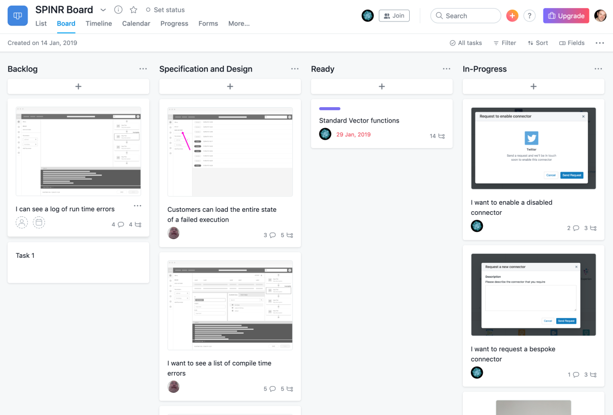Task tracking