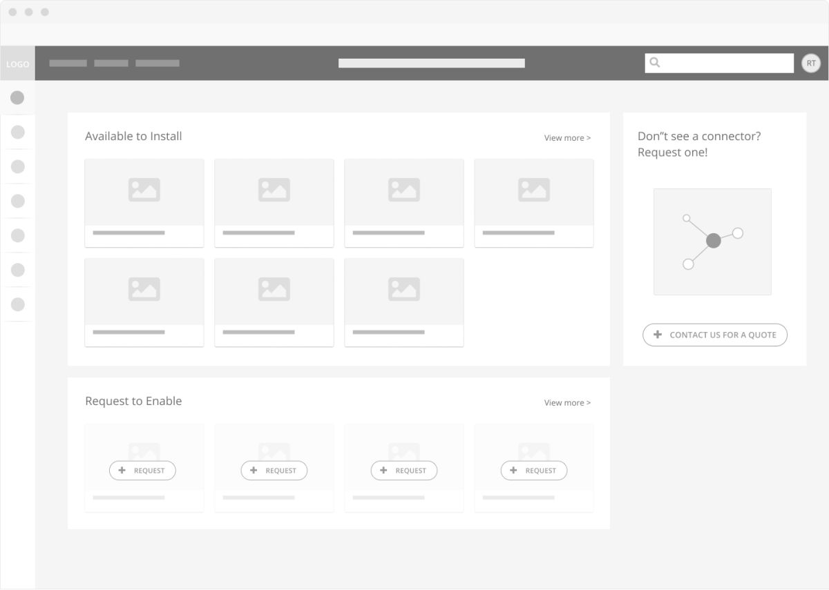 Connector marketplace