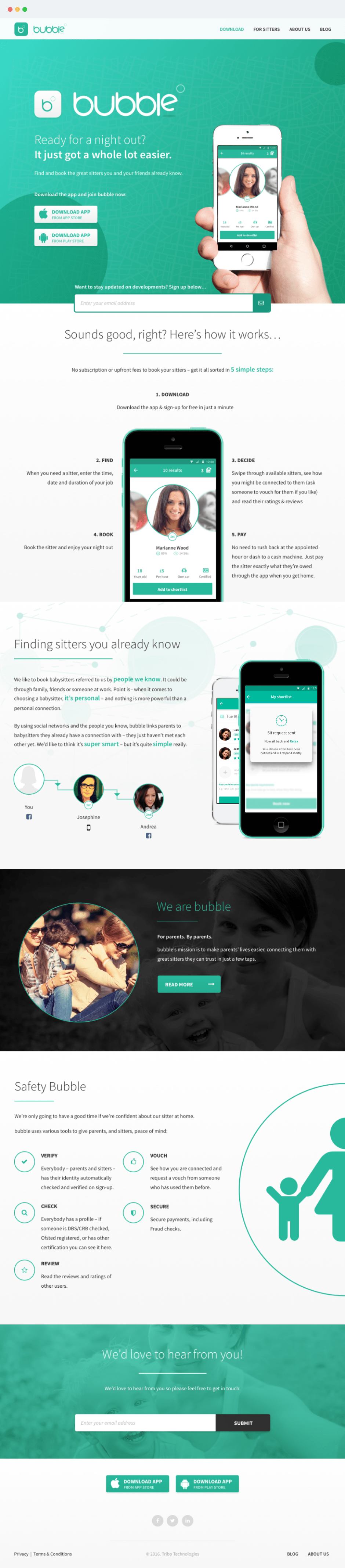 Marketing site