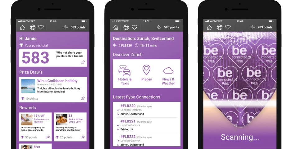 Flybe Connected Loyalty App