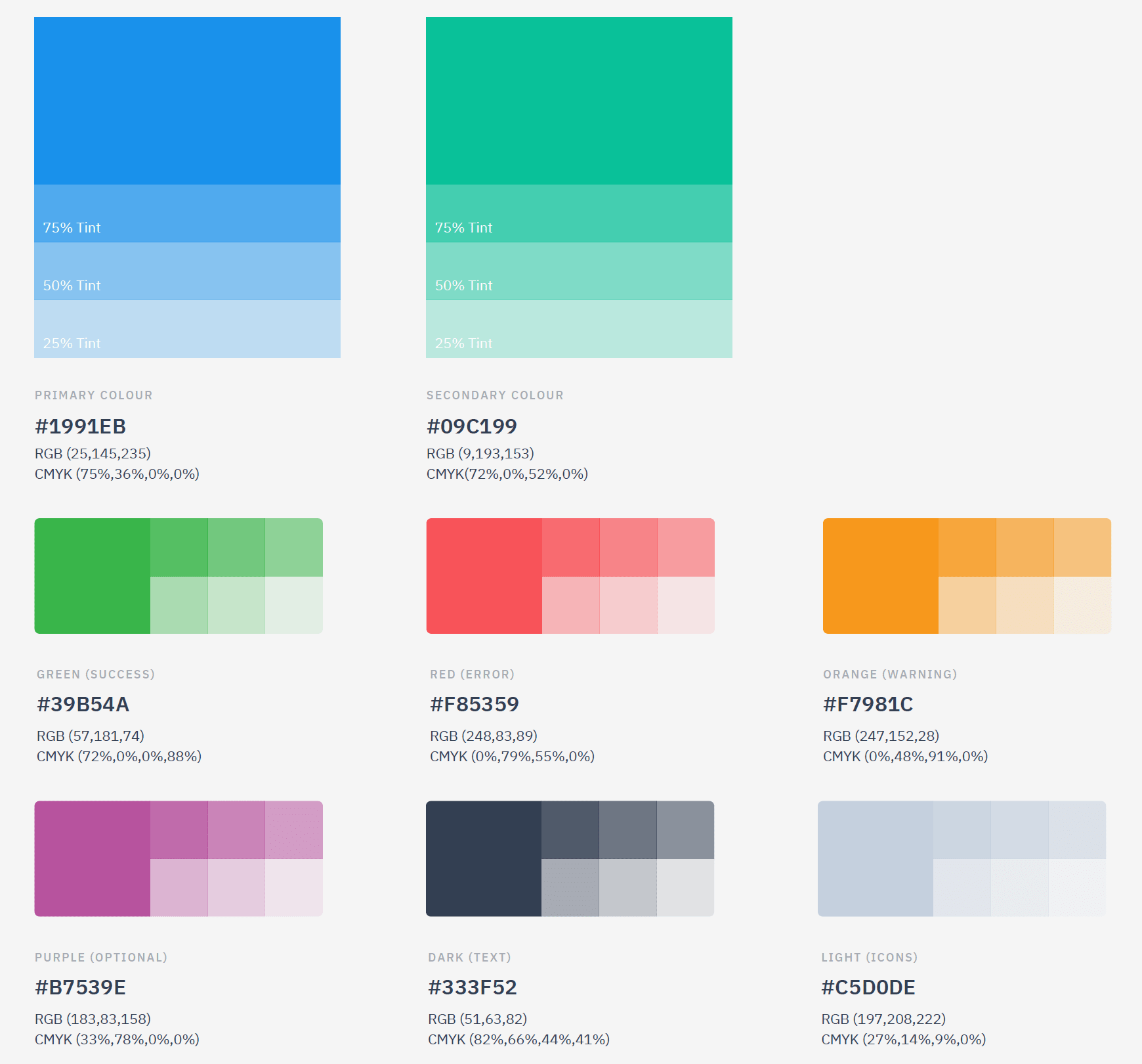 Colour styles