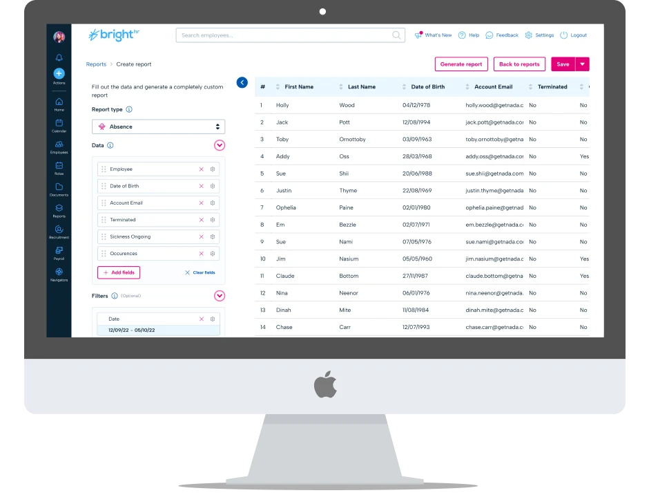 BrightHR - Custom Reporting