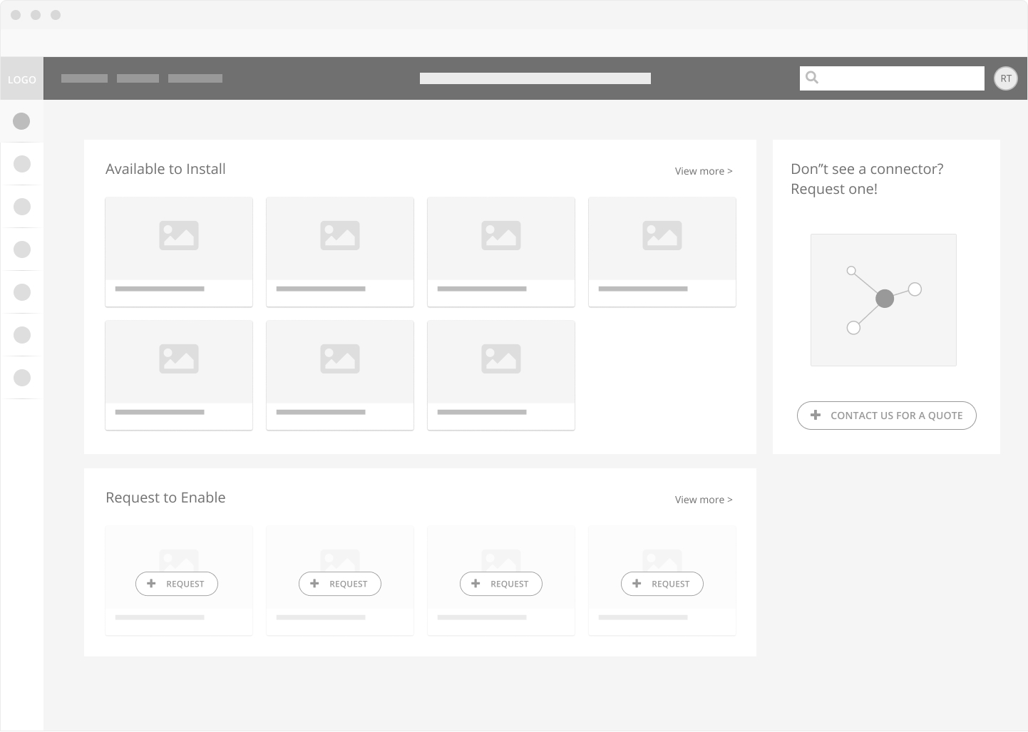Connector marketplace