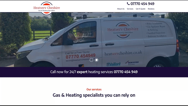 Heatserv Cheshire screenshot 1