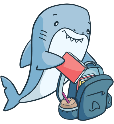 Same-sama putting books into their backpack