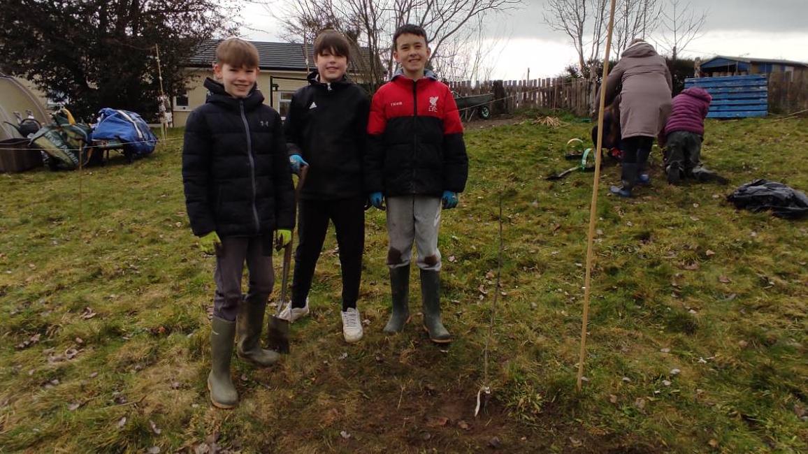 More students with more fruit trees