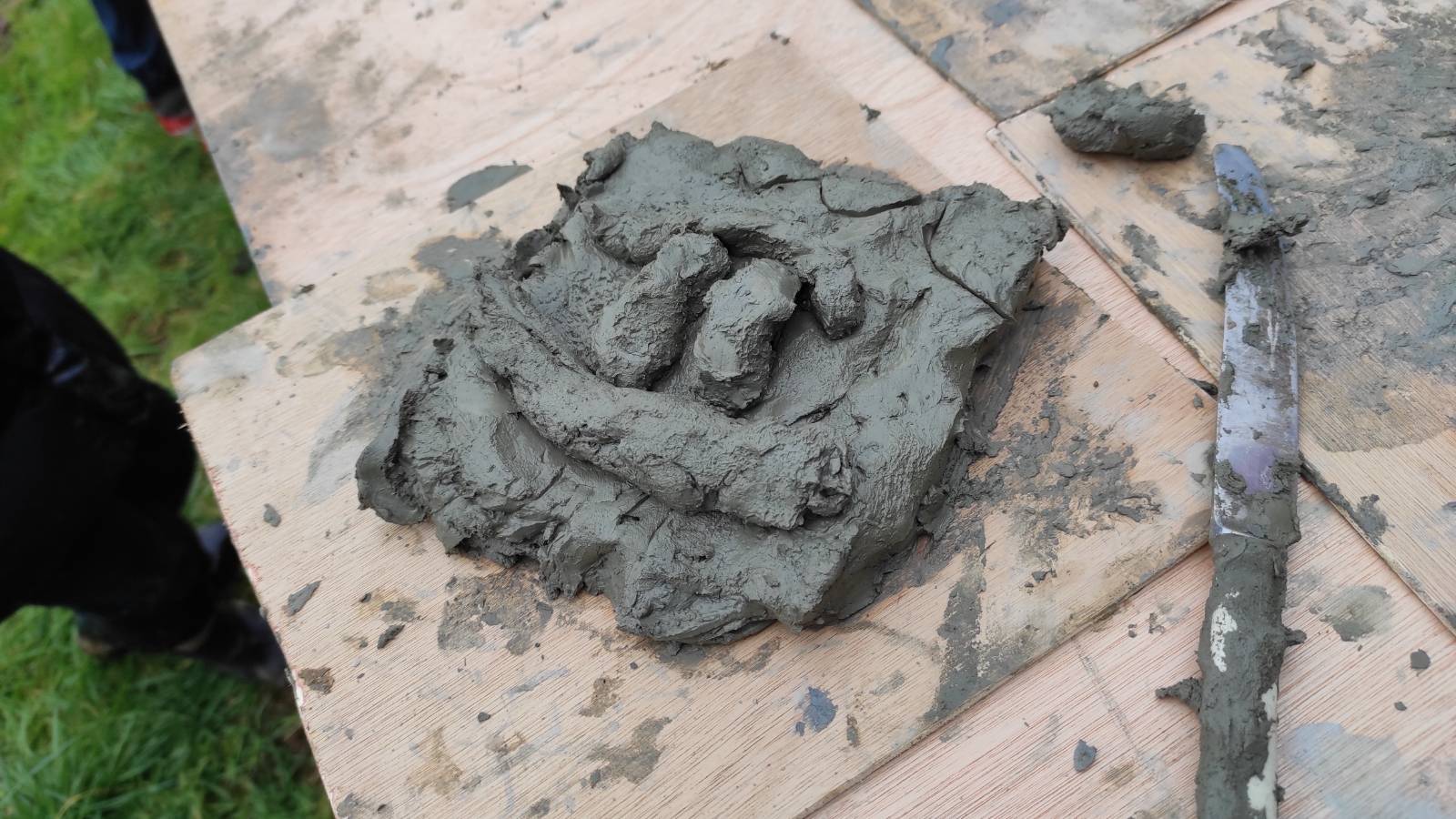 A clay smile