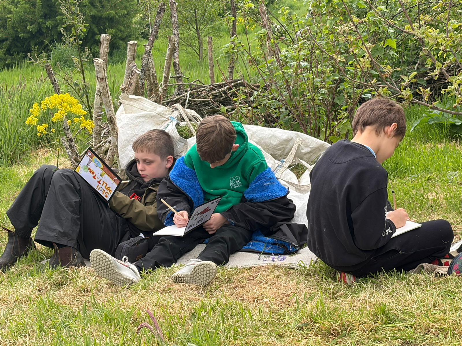 Sketching on the ground