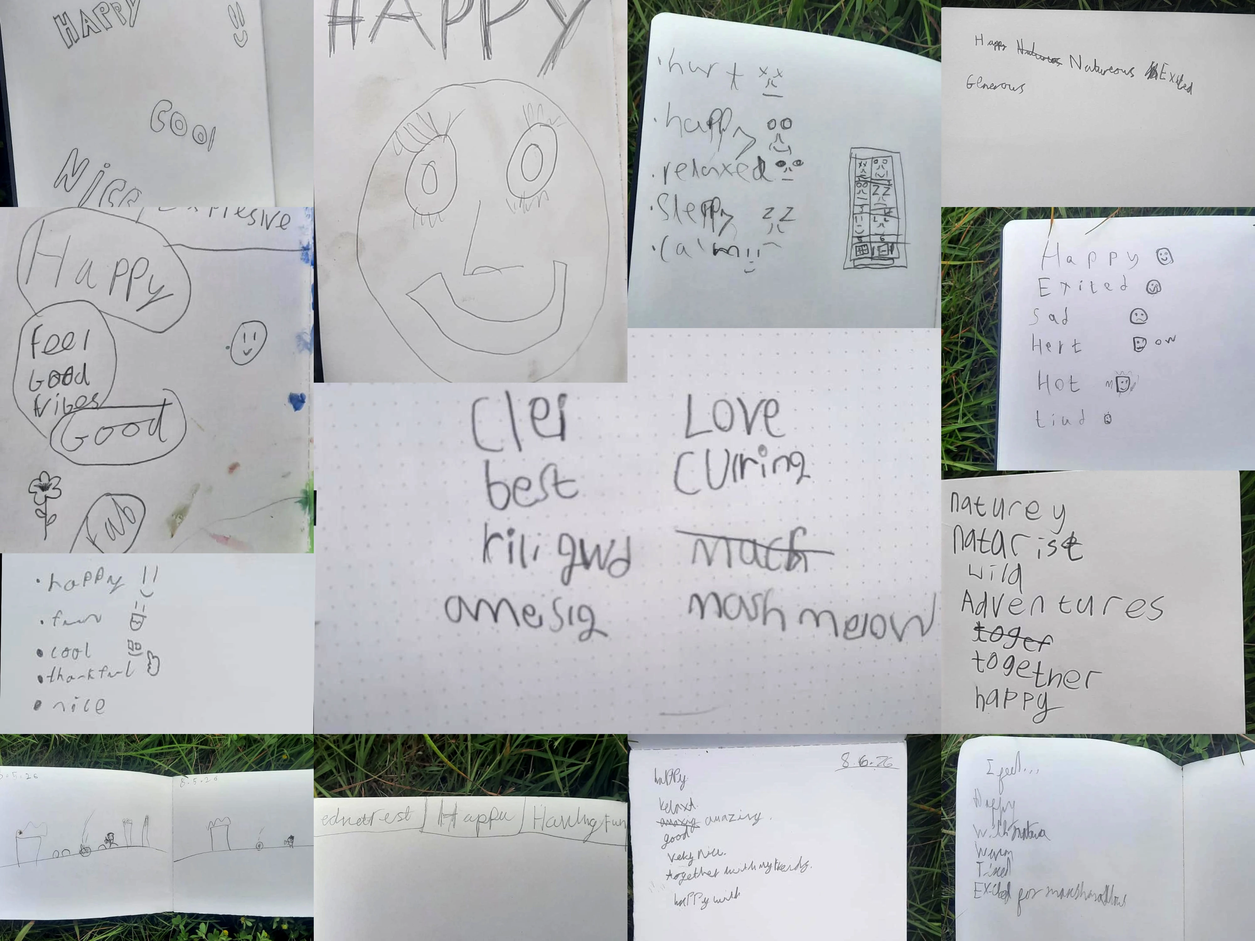 Collage of feedback