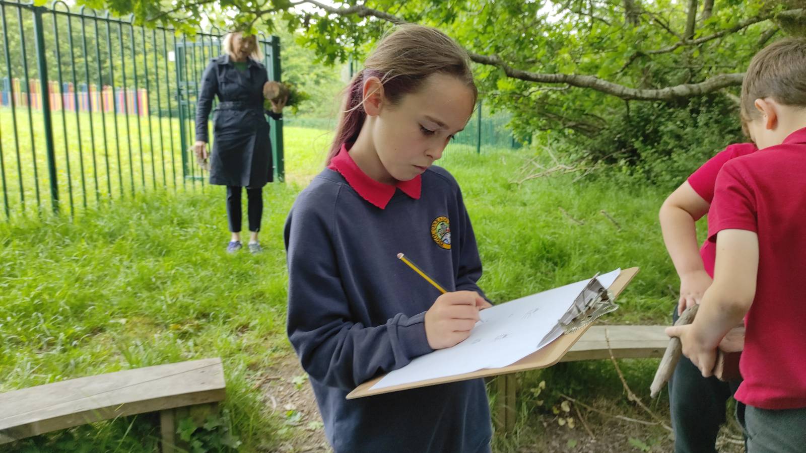 Student, drawing