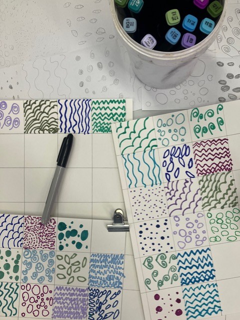 Patterning squares