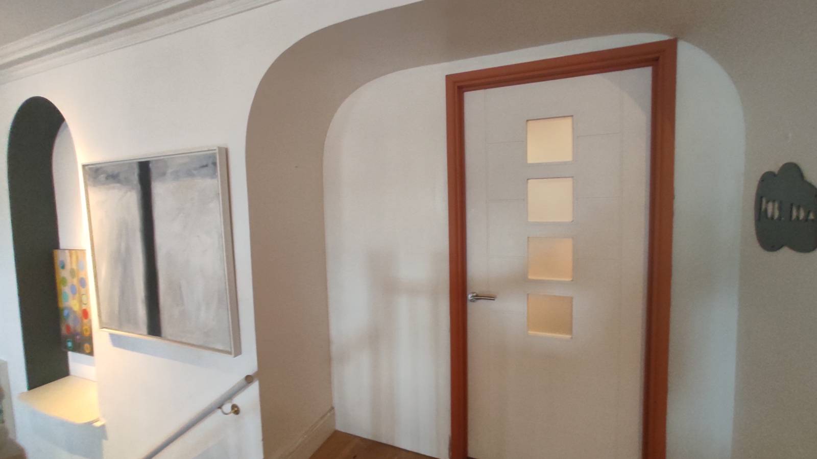 Door to studio space