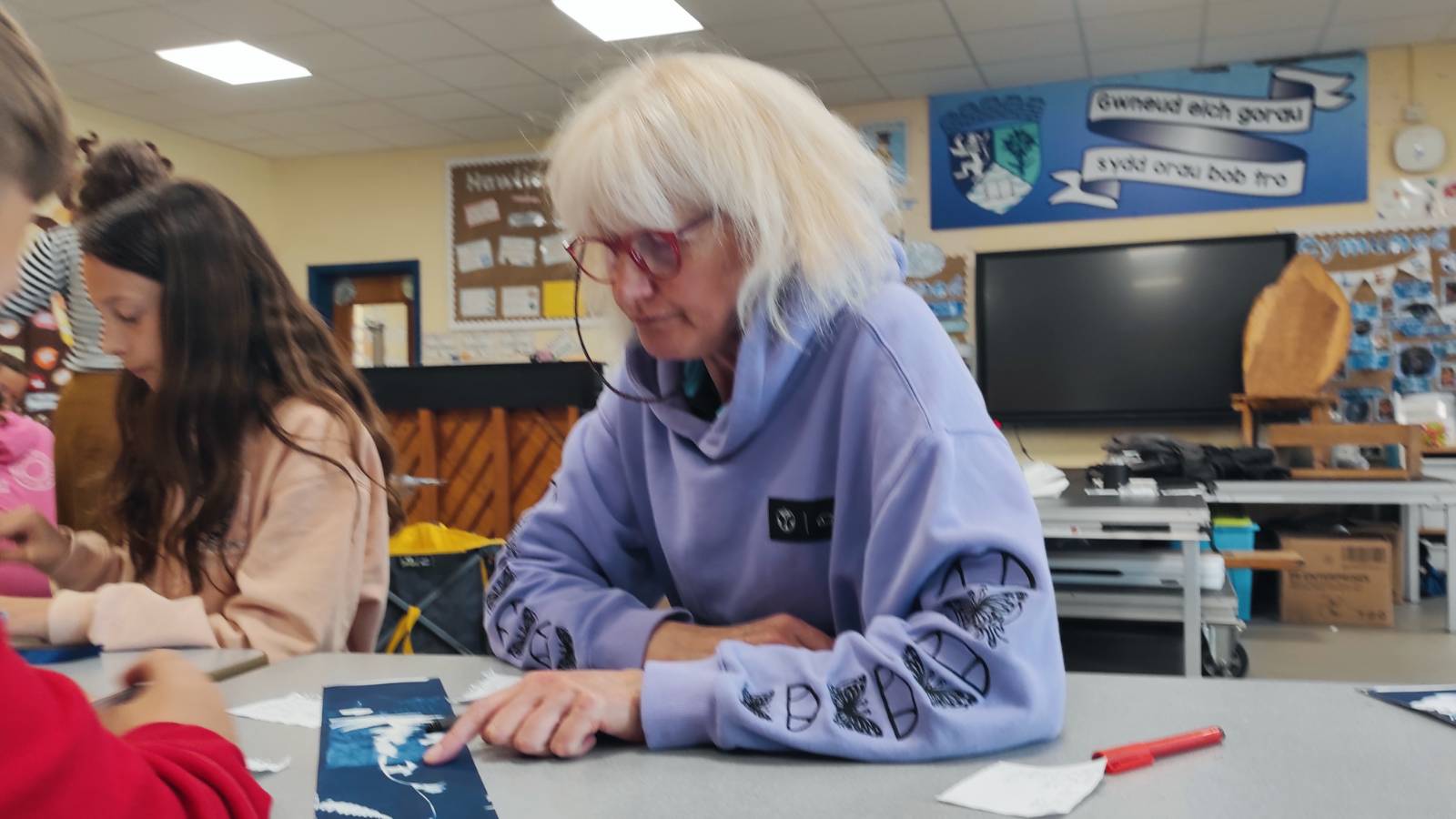 Super supportive and helpful volunteer Louise Tranter 