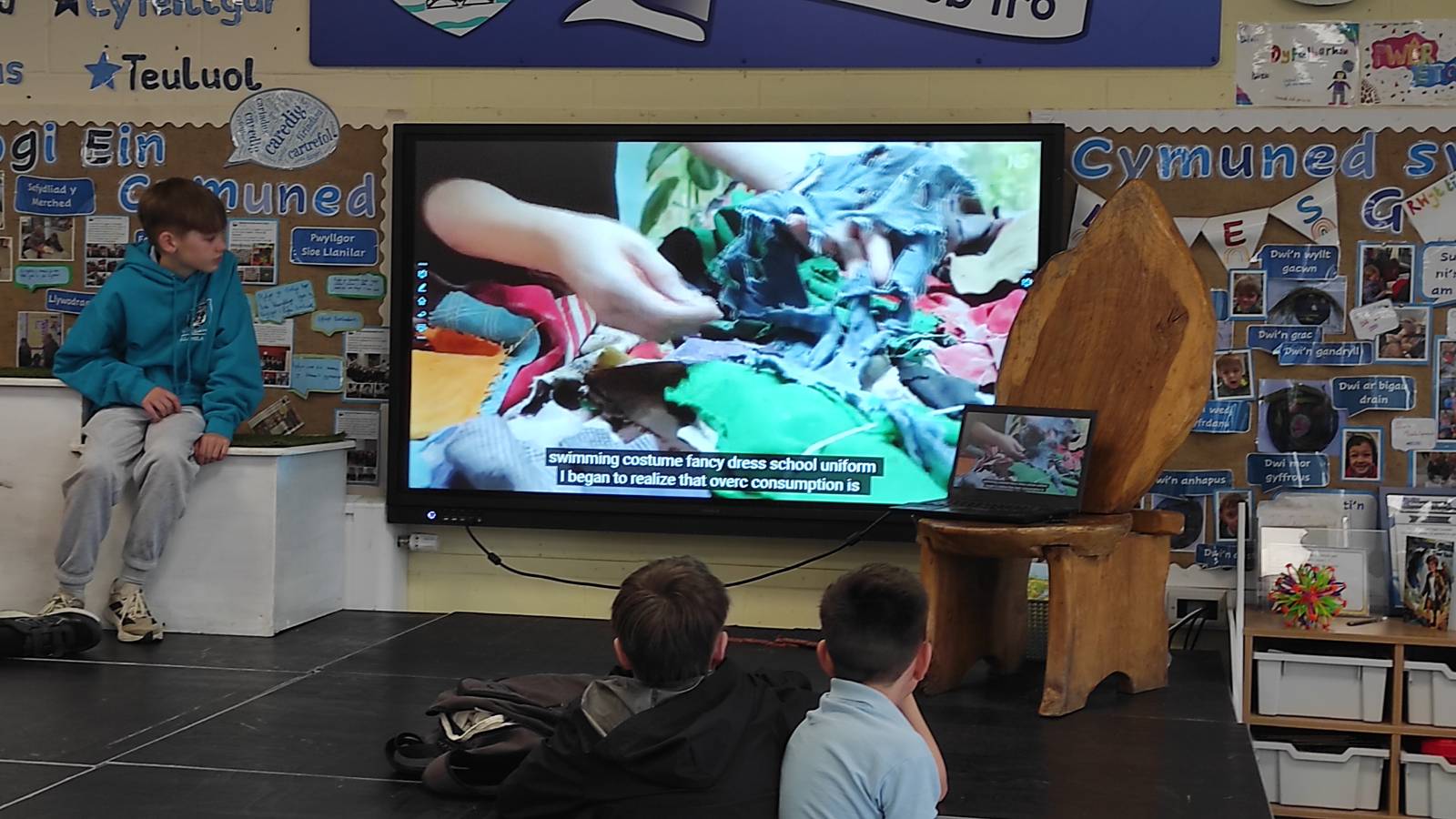 Mandy Barker film about using cyanotypes to illustrate the waste in fast fashion