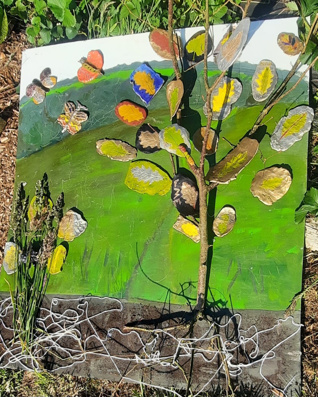 Items added to the naturalistic diorama