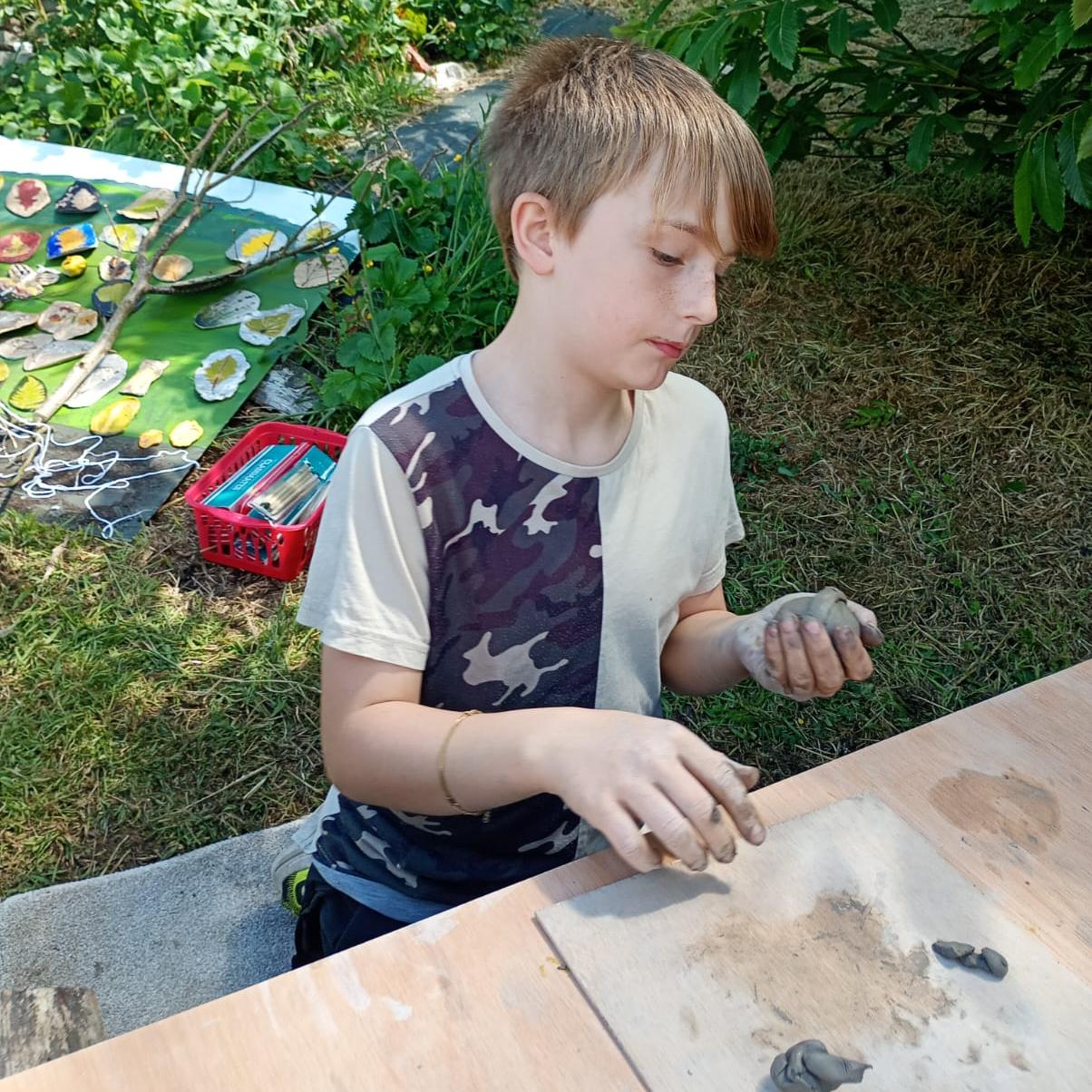 Making clay models