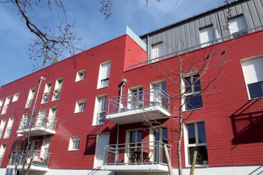 Bardage bois couleur peint