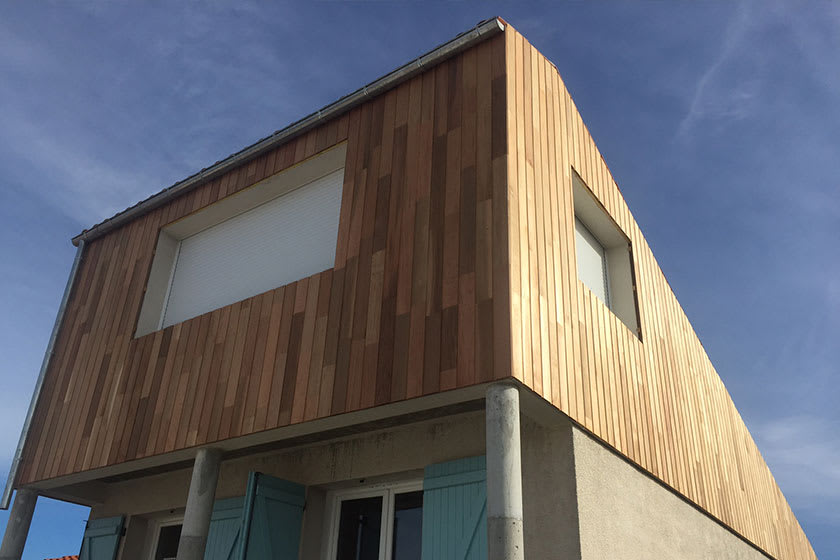 Bardage en bois traditionnel en Western Red Cedar