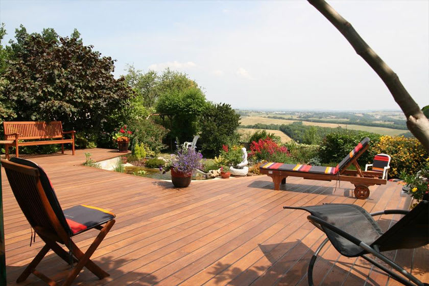 terrasse bois exotique en Cumaru sur rennes