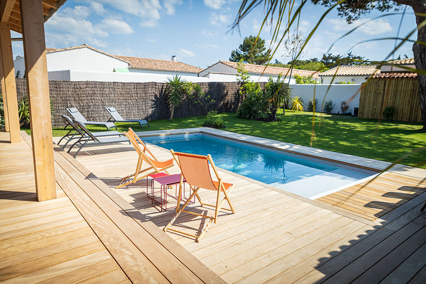 Réalisation d'une terrasse en bois  garapa