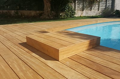 véranda et plancher terrasse bois exotique intérieur et extérieur