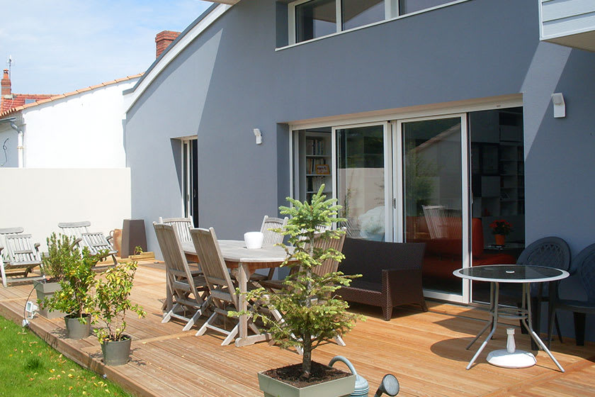 terrasse bois mélèze