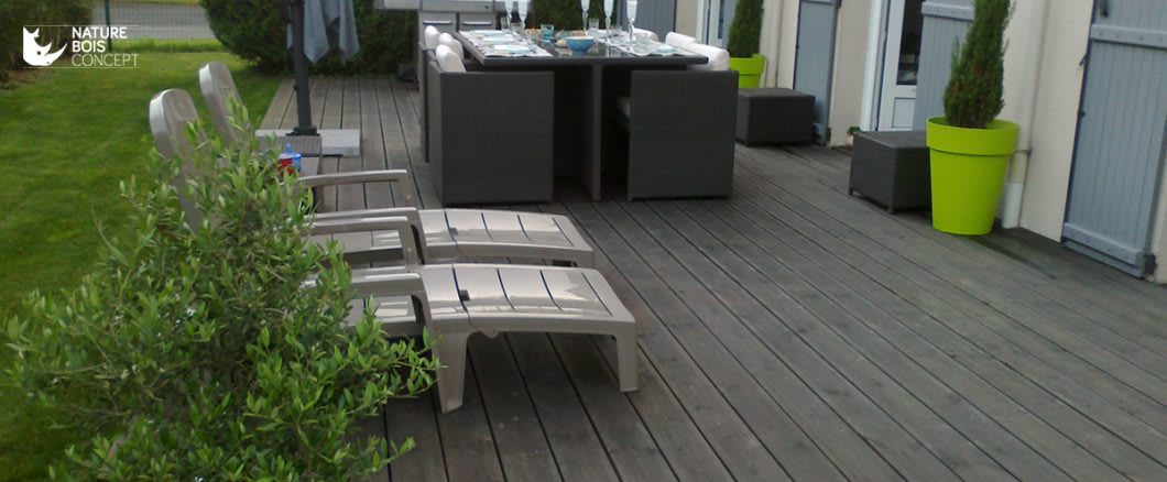 terrasse en pin sylvestre