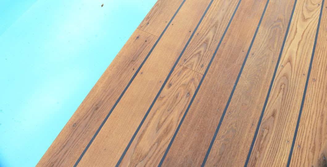 lame de terrasse en Frene THT