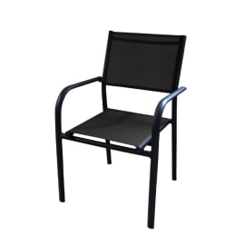 Fauteuil Duca - graphite/noir