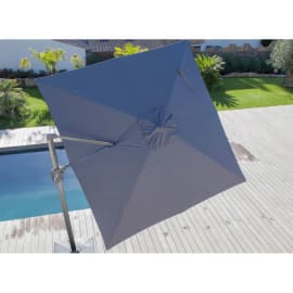 Parasol d&eacute;port&eacute; Orientable Aluminium &agrave; Manivelle NH - 3x3m