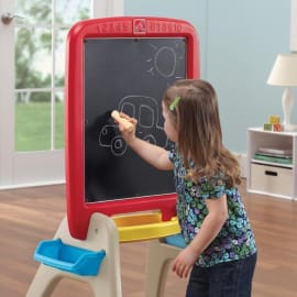 Tableau 2 en 1 pour Enfants - Step2 - Face noire ardoise
