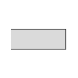 cTablette teck abouté 2 bords droits joint droit - Ep.18 x l.400 mm - L.2000 mm