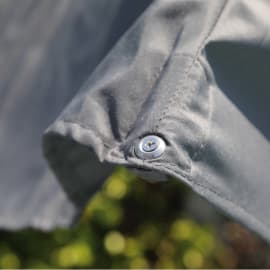 Parasol droit Inclinable Aluminium &agrave; Manivelle - Diam&egrave;tre 3m - D&eacute;tail baleine