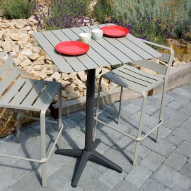 Mange debout Aluminium - Spring - L.67 x l.67 x H.108 cm - 2/4 personnes