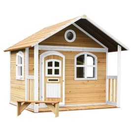Cabane en bois pour enfant - Milan - Marron/Blanc