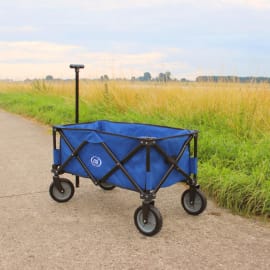 Chariot pliable / Charrette de jardinage - Bleu