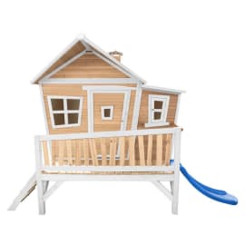Cabane en bois avec toboggan pour enfant - Emma