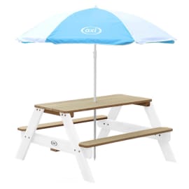 Table pique nique en Bois avec parasol - Nick