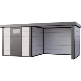 Abri de Jardin ELEGANTO 2724 lounge S ferm&eacute; D - Fa&ccedil;ade L.268 x l.238 cm - lounge L.284 x l.258 cm - 6,4 m&sup2; et 6,8 m&sup2;