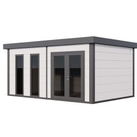 Abri de Jardin LUMINATO 5436 - Fa&ccedil;ade L.538 x l.358 cm et 2 fen&ecirc;tres  - 19,3 m&sup2;